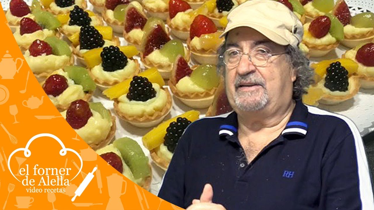 Mini tartaletas de crema y frutas