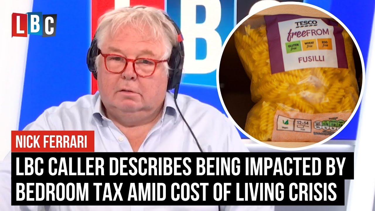 LBC caller describes money for food being impacted by bedroom tax