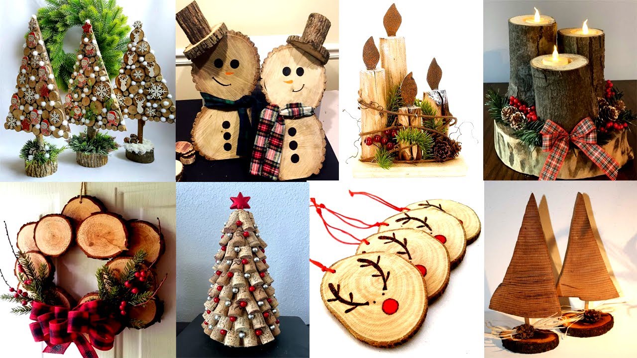 100+ Wooden Christmas Ornaments / Easy Wooden Projects to Earn On Christmas Seoson