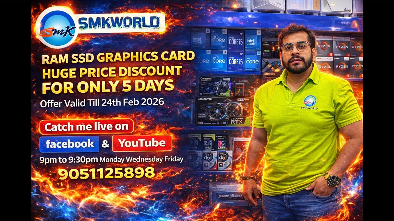 Now Grab the deal for 5 days on Accessories Laptop & Desktop