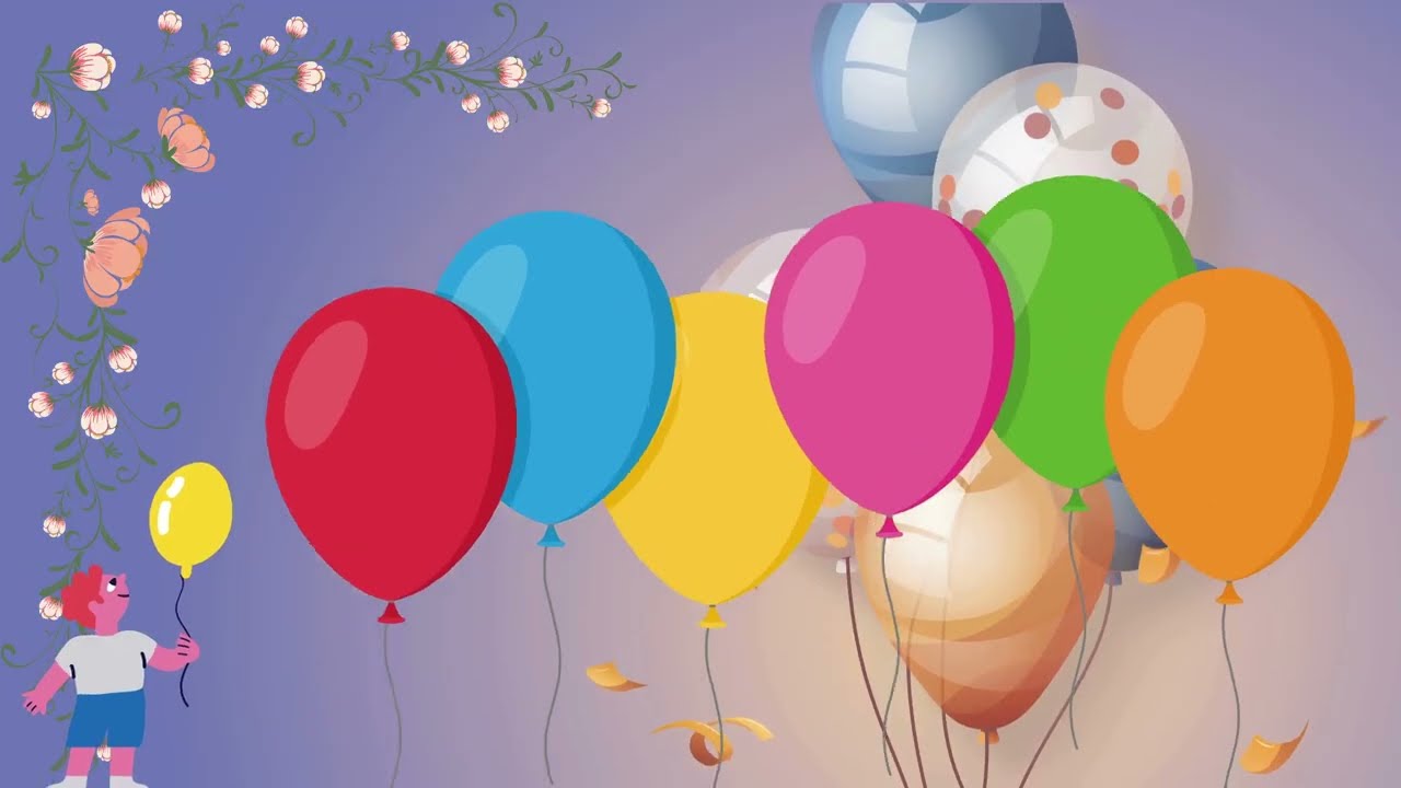 Balloon Colors Song for Kids | Learn Colors with Balloons | Nursery Rhyme for Toddlers