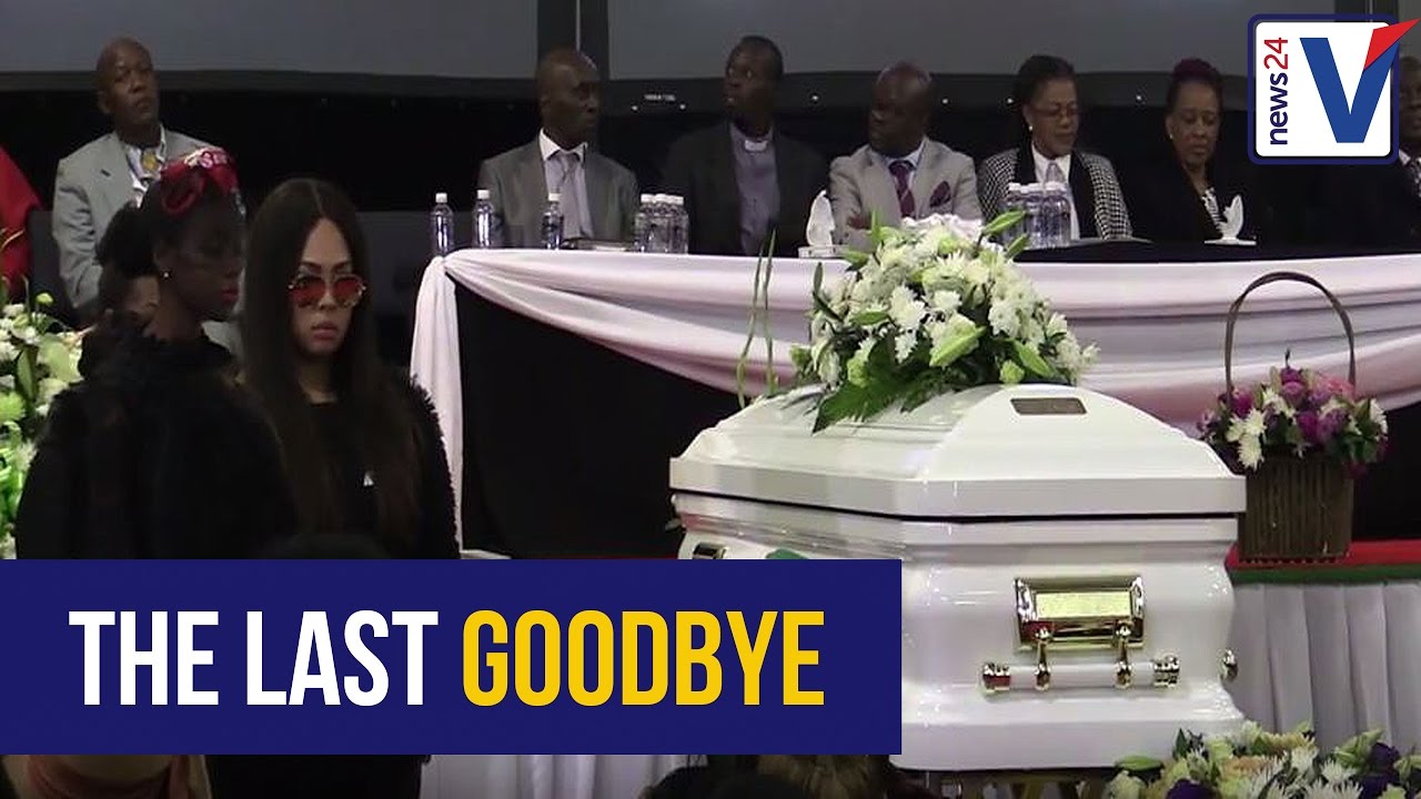 Karabo Mokoena's sister chokes back tears as she says goodbye