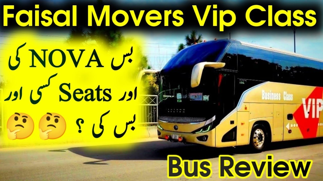 Faisal Movers new Vip Class Aka Business class Golden Bus Detailed Review