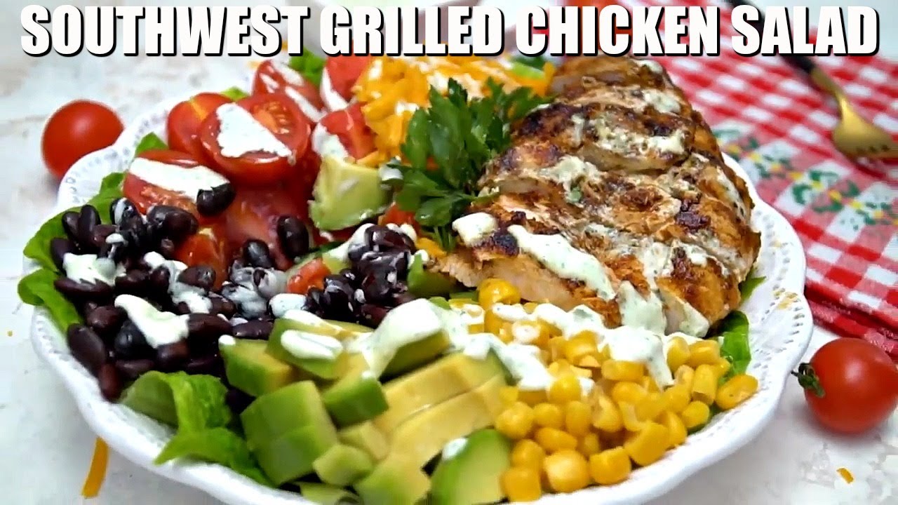 How to Make Grilled Chicken Southwest Salad - Sweet and Savory Meals