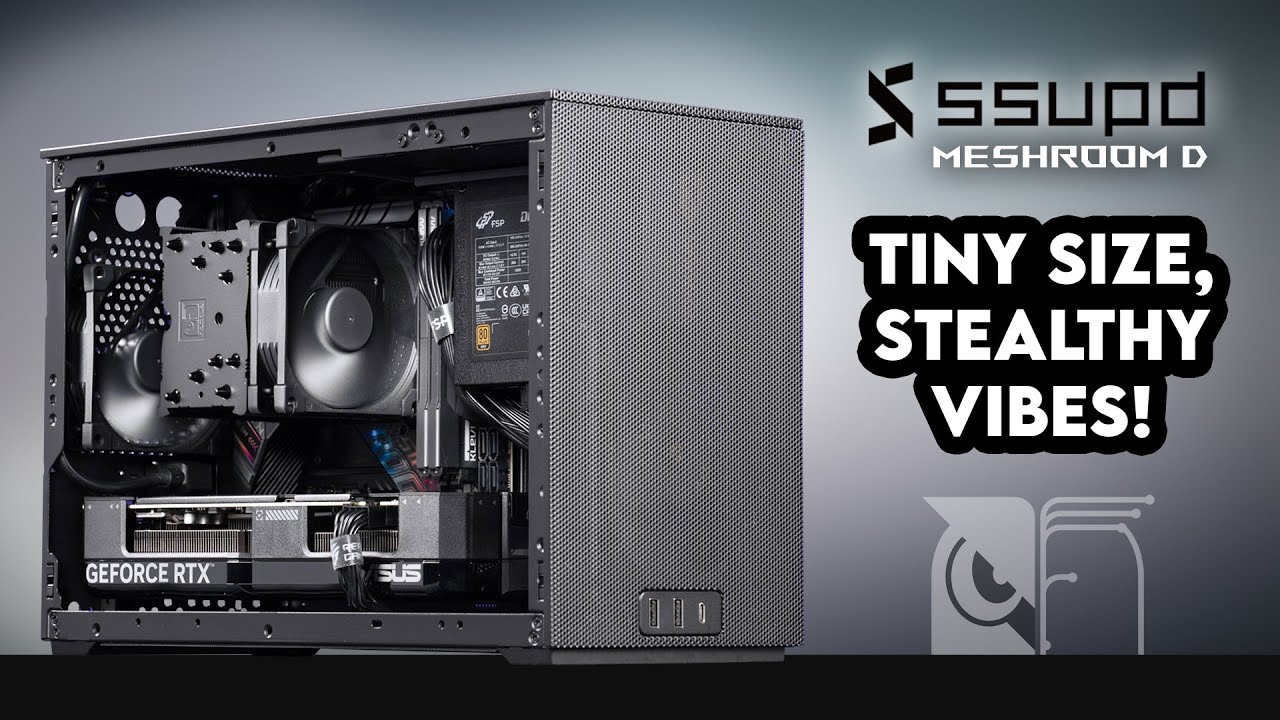 The 'No-Nonsense' Mini ITX Build | SSUPD Meshroom D Gaming PC | Noctua NH-U9S, ASUS Dual RTX 4070 OC