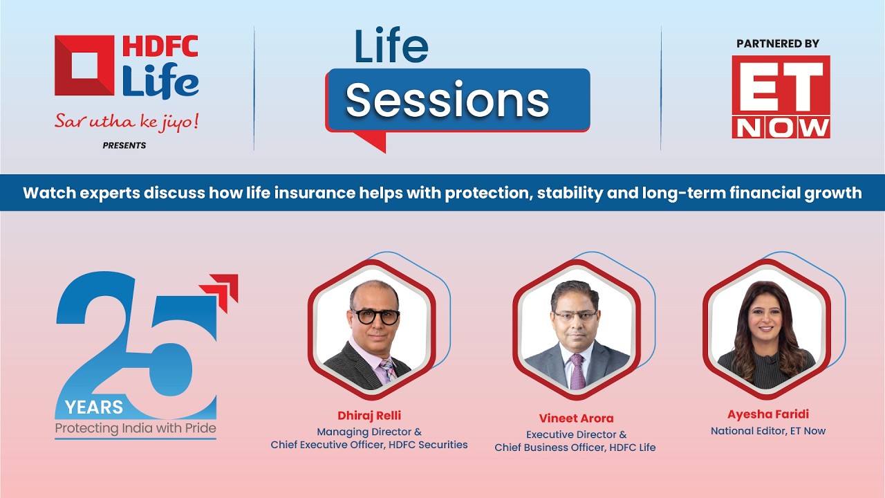 HDFC Life presents Life Sessions | Life Insurance as a foundation for long-term financial growth.
