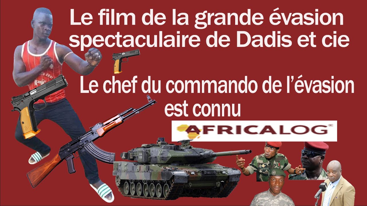 Le film de la grande évasion de Dadis et cie à la maison centrale de Conakry