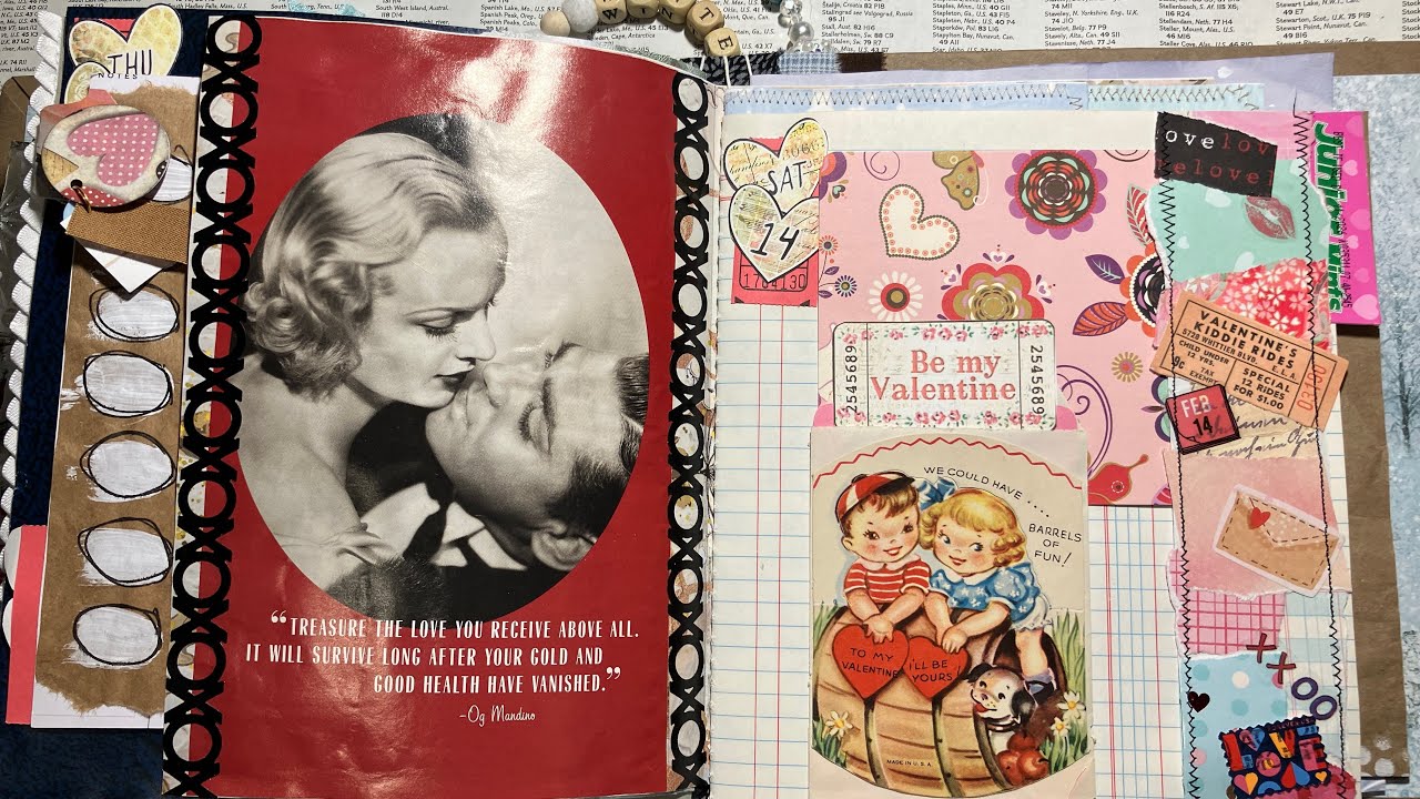 Winter Junk Journal- February Week 2 Flip Through