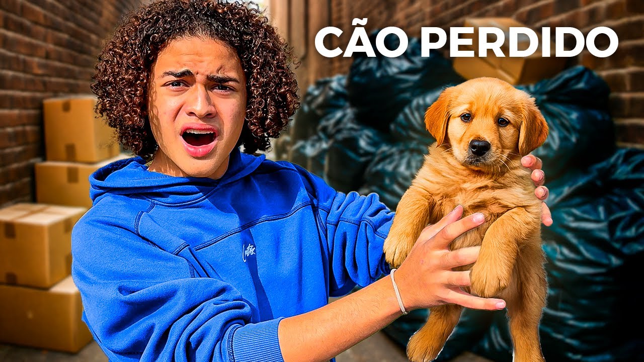 ENCONTREI UM CACHORRINHO ABANDONADO NO MEIO DO LIXO *tava machucado ‼️