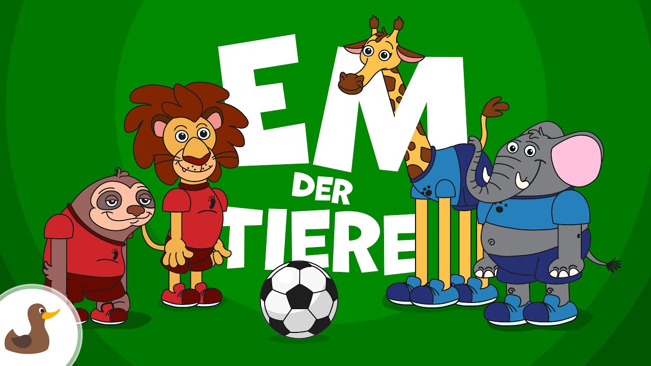 ⚽️🦁 Die EM der Tiere - Fu&szlig;ball-Lied f&uuml;r Kinder | Kalle Klang | Sing Kinderlieder
