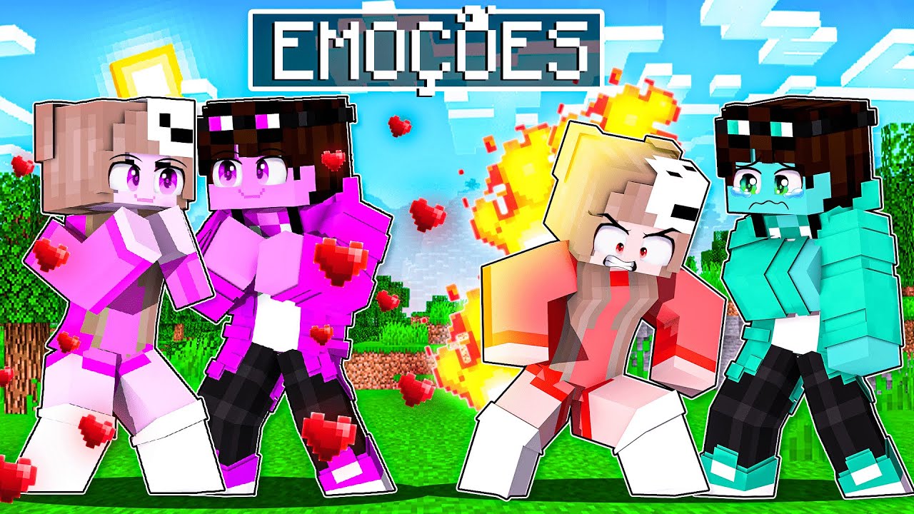 STHAN e LAYSA PERDERAM as EMOÇÕES no Minecraft!