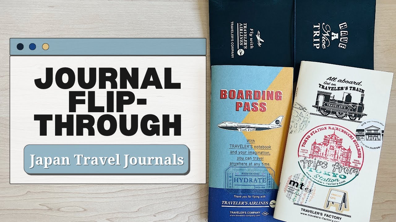 Journal Flip-Through | Japan Travel Journals