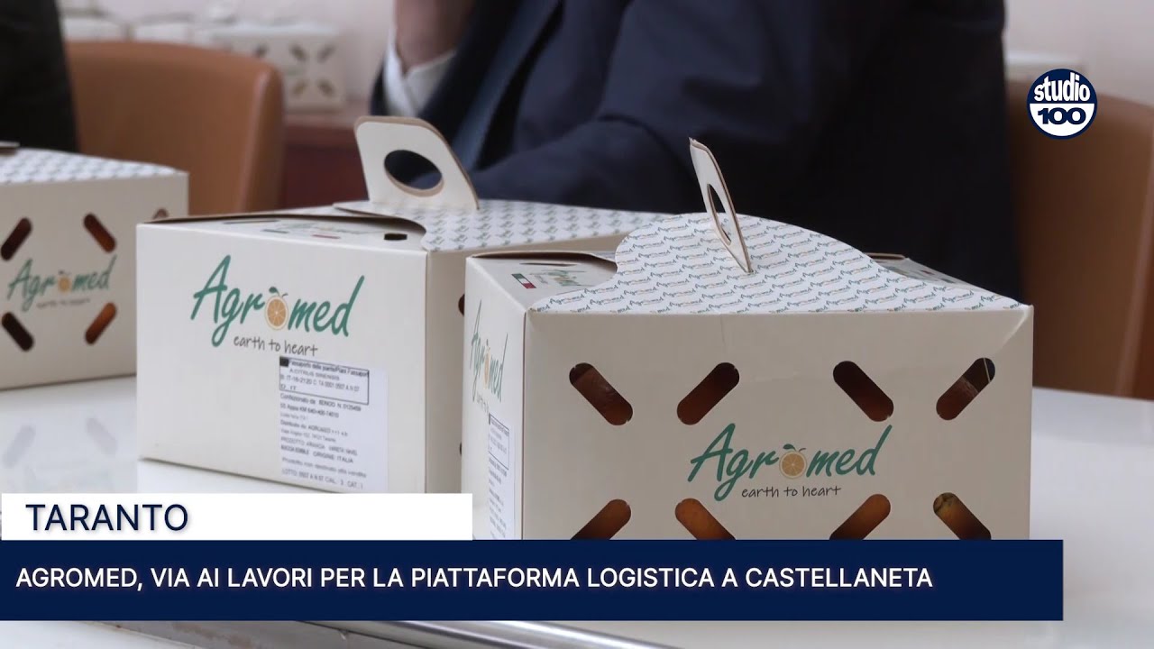 Agromed, via ai lavori per la piattaforma logistica a Castellaneta
