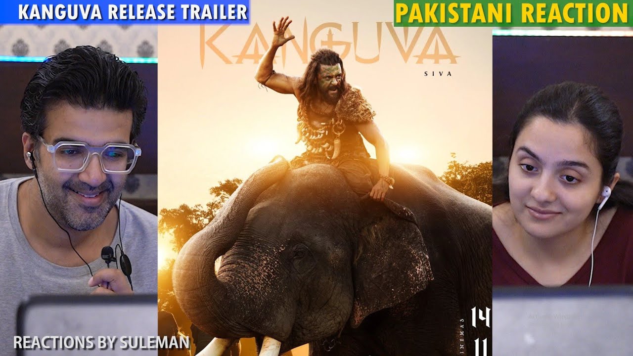 Pakistani Couple Reacts To Kanguva Release Trailer | Hindi | Suriya | Bobby Deol | Siva | DSP