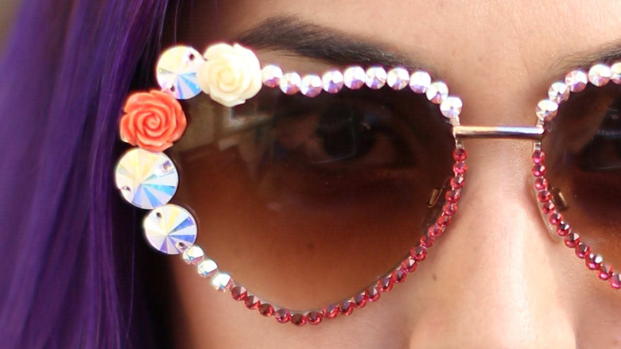 Flower Sunglasses &hearts; DIY