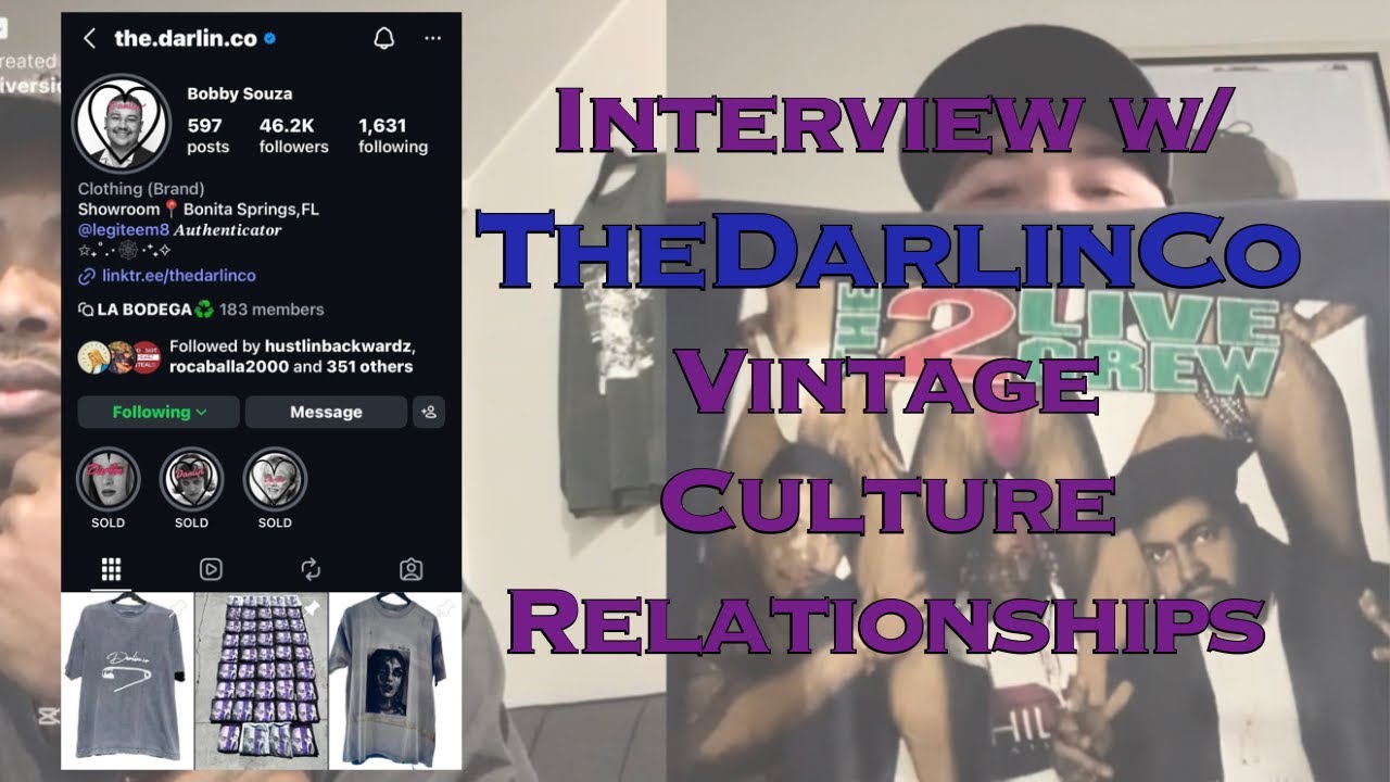 Interview w/ DarlinCo aka Bobby Vintage, Culture, and Relationships 