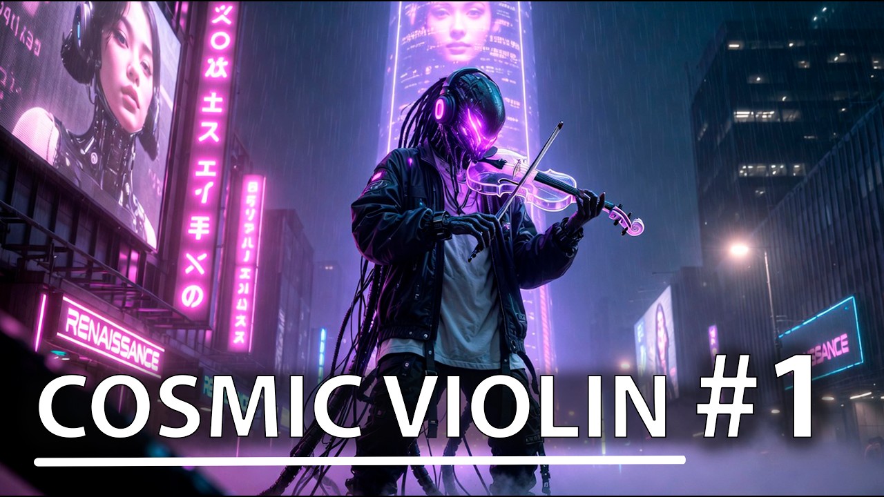 🎧Alien Violin Night Drive 👽 | Futuristic Ambient Electronic Mix
