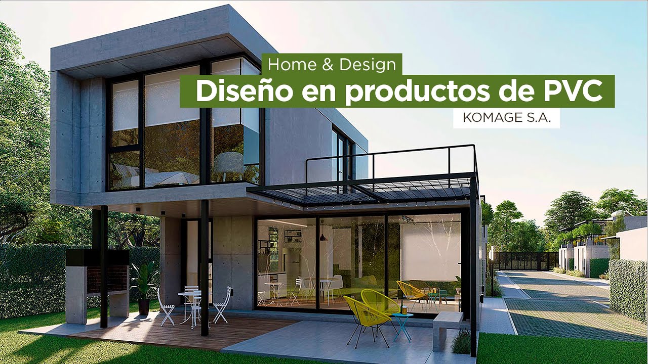 KOMAGE • Diseño en productos de PVC para el hogar. Aberturas - Decks  Vigas - Revestimientos