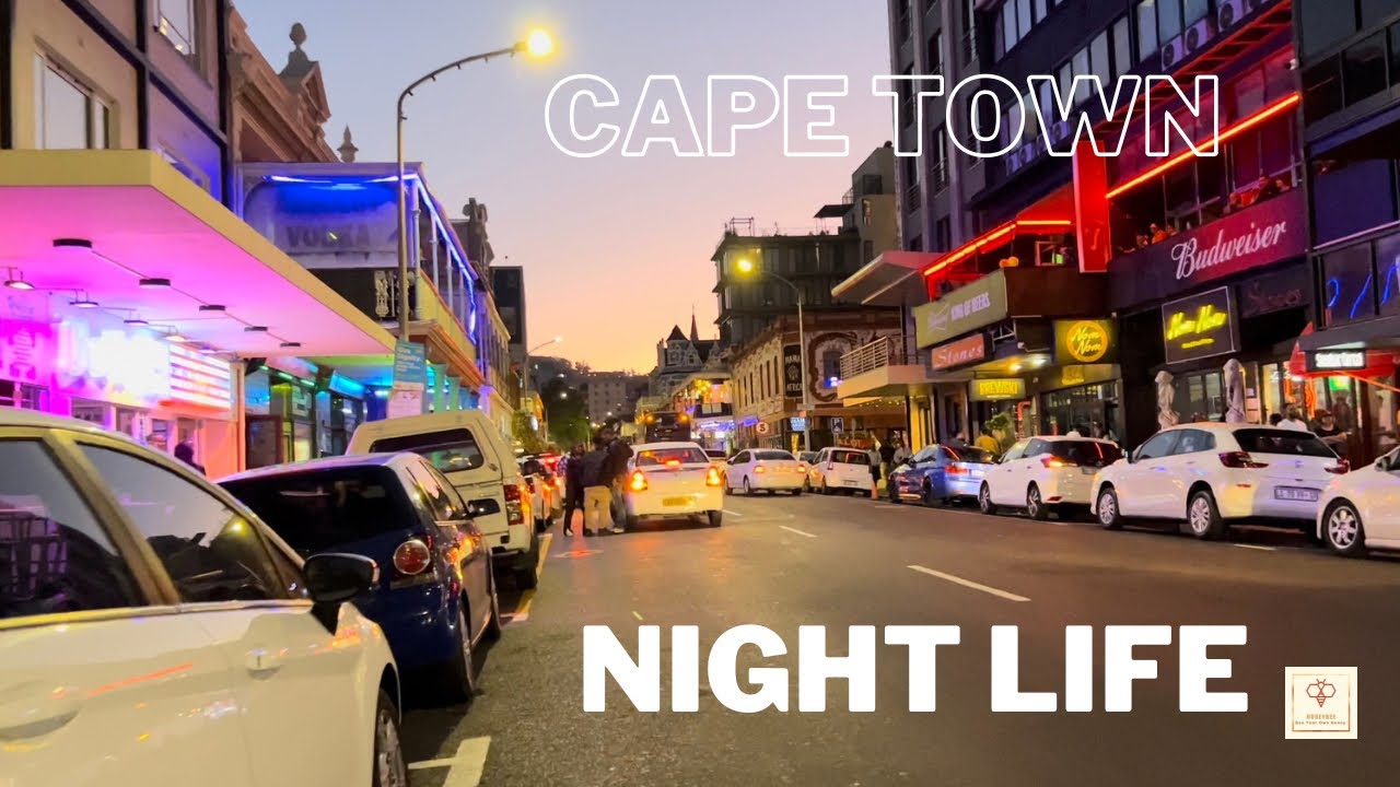 Cape Town Nightlife Tour 4K UNBELIEVABLE || explore South Africa