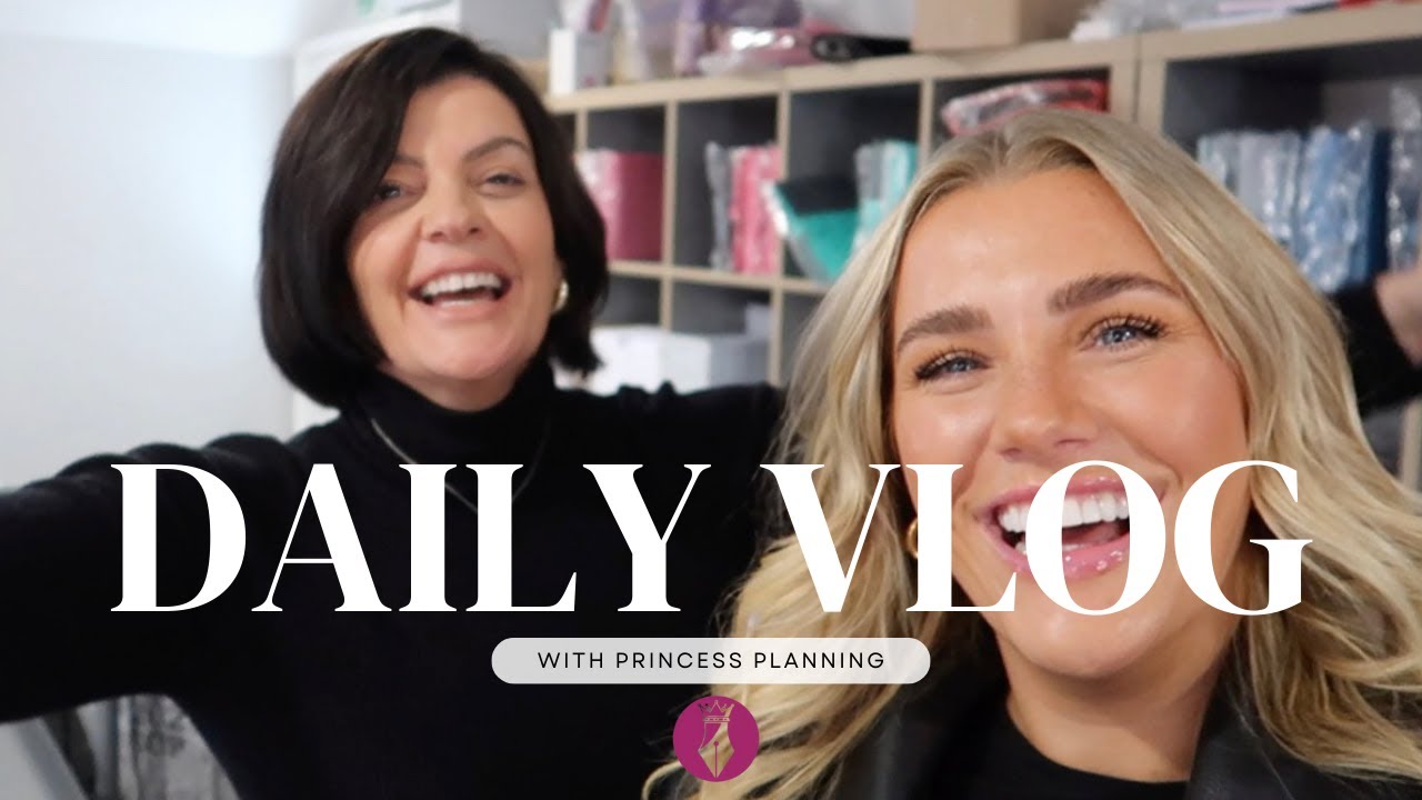 SPEND THE DAY WITH ME AT PRINCESS PLANNING & WHAT I EAT TO LOSE WEIGHT - DAILY VLOG