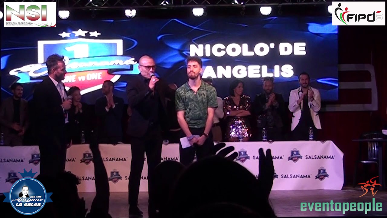 SALSANAMA 2020  FINALLISIMA PROFESSIONAL MEN 2020 CAMPIONE DEL MONDO DE ANGELIS NICOLO,