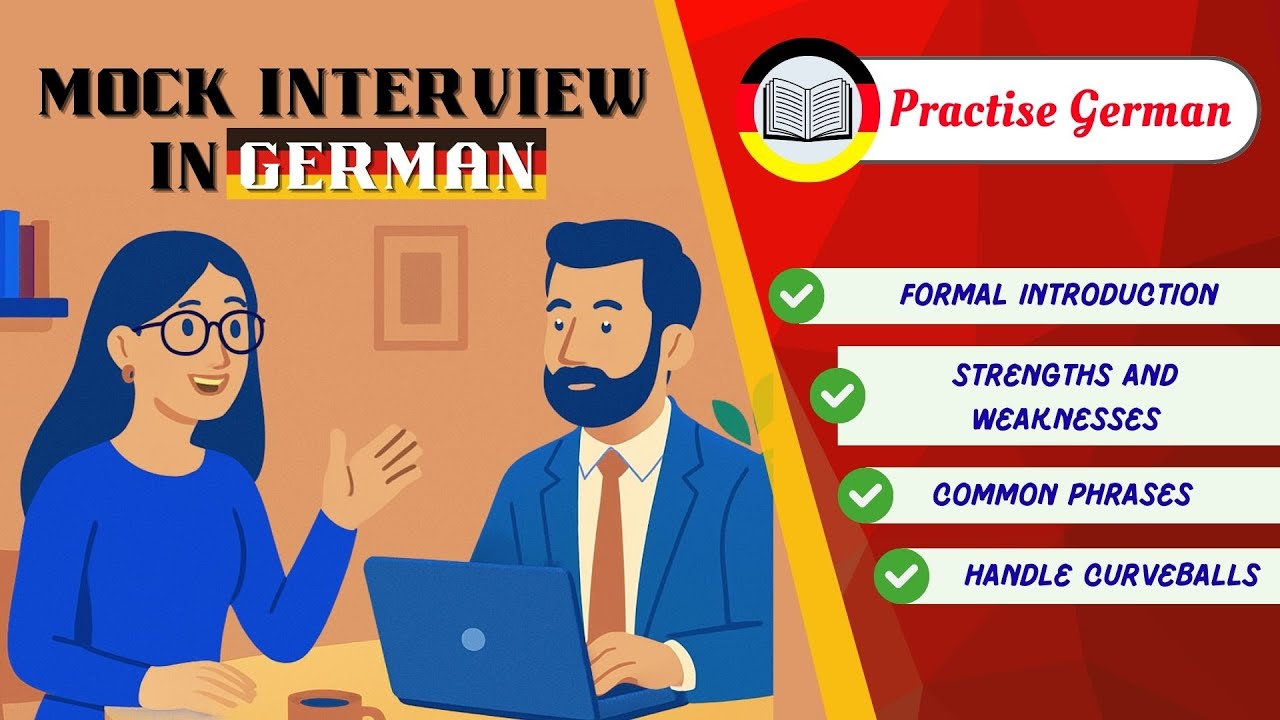 Software Developer Interview in German 🇩🇪 | IT Job Interview Questions (B1–B2)