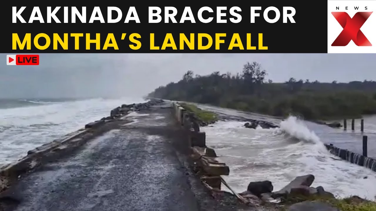 Cyclone Montha LIVE: Cyclone Montha Approaches Andhra Coast, Landfall Expected Near Kakinada Soon