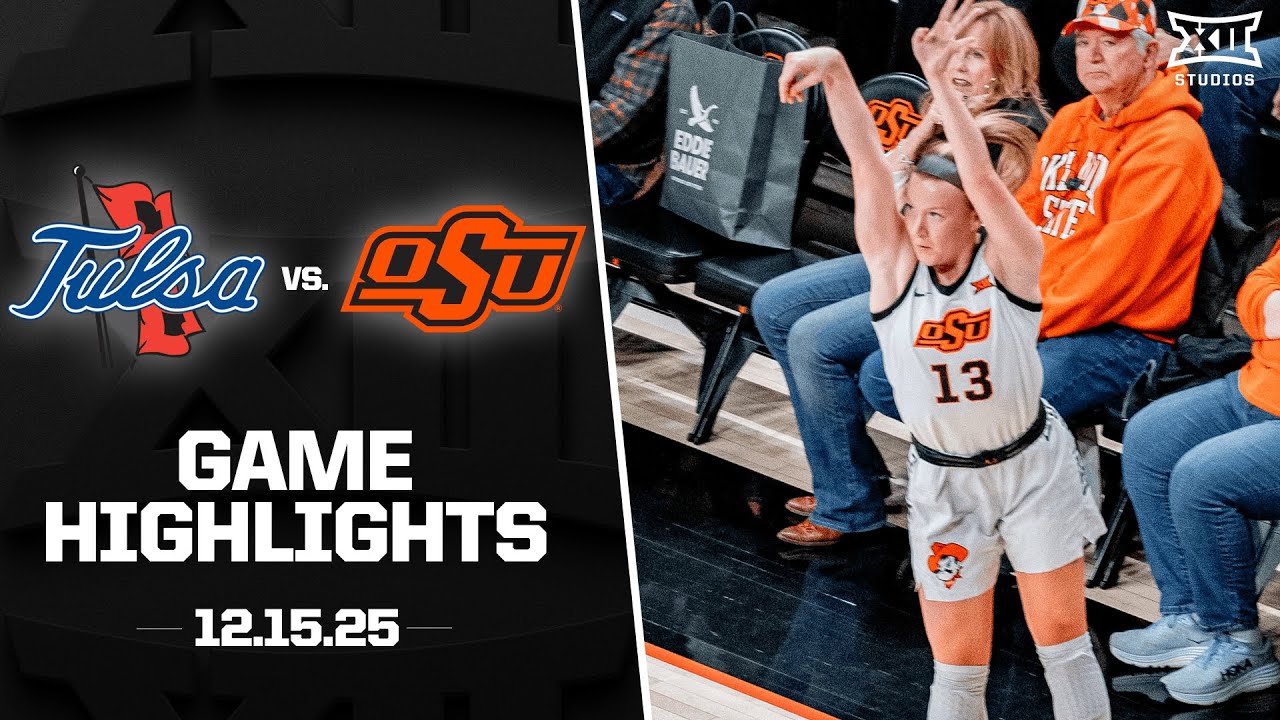 Tulsa vs. Oklahoma State Game Highlights | 2025-26 Big 12 Women's Basketball