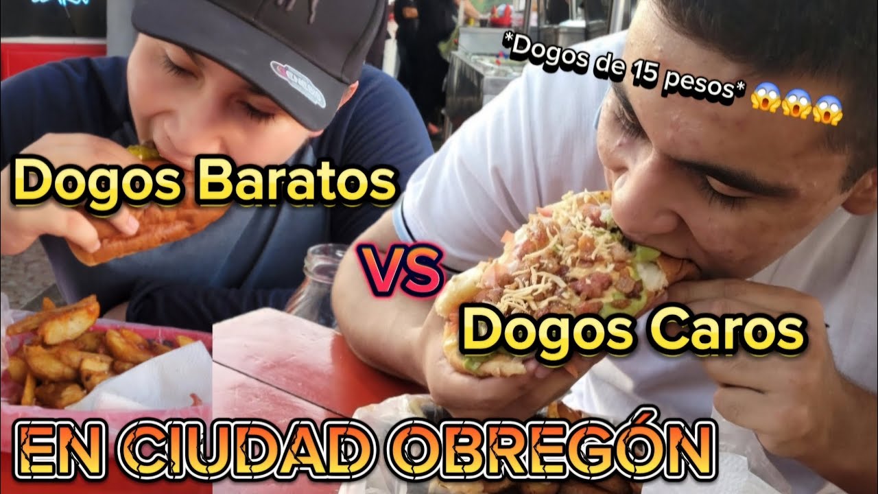 Hot dogs baratos vs Hot dogs caros (En ciudad obregón) #sonora #obregón #cajeme #dogos