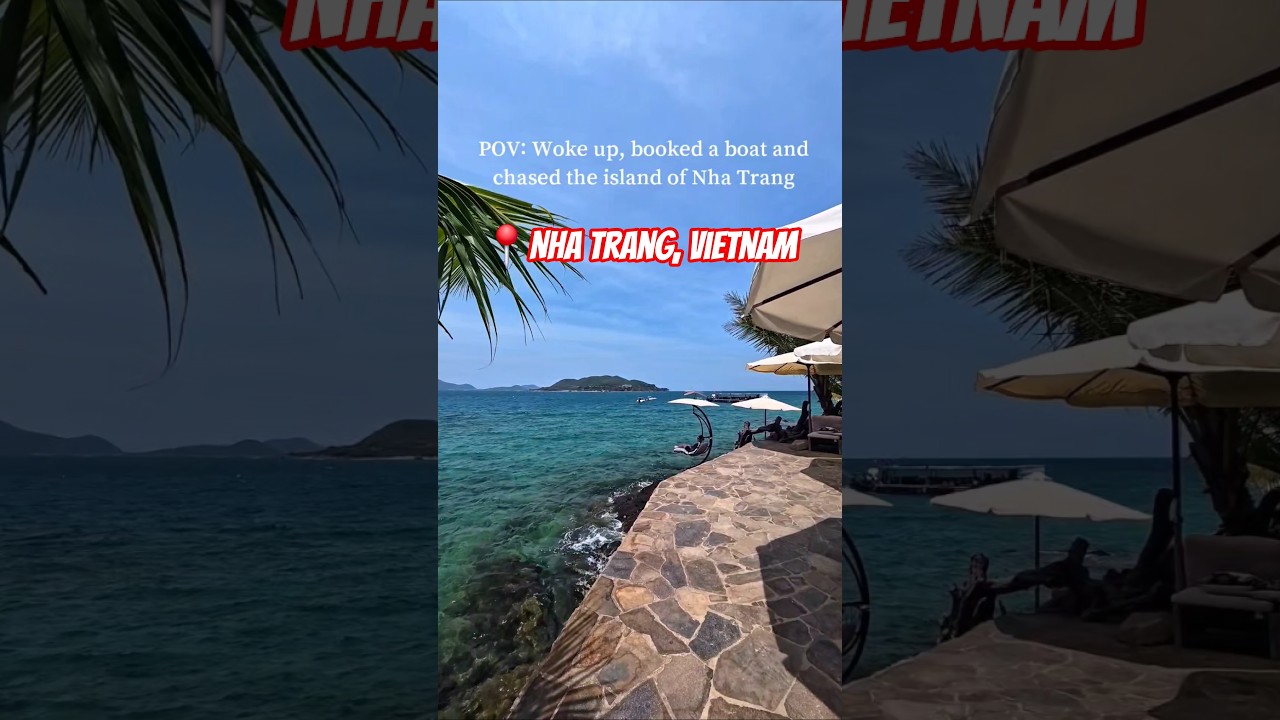 Island Hopping in Nha Trang, Vietnam 💙🇻🇳🏖 #nhatrang #islandhopping #vietnamtravel #shortstravel