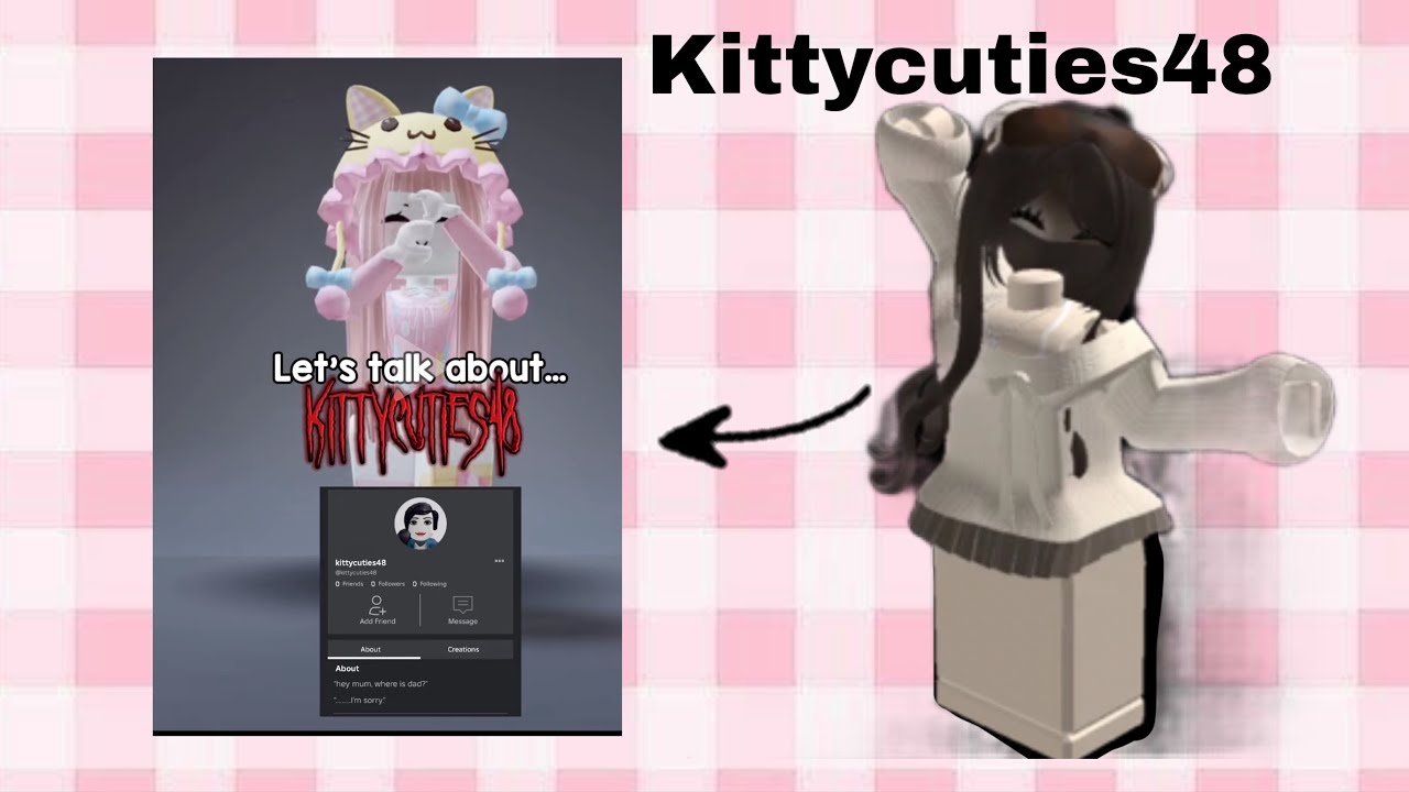 DARK ROBLOX HORROR STORY| kittycuties48 investigation.