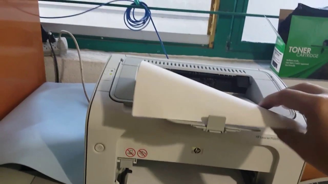HP LaseJet P1005, sacar hoja de prueba sin controladores