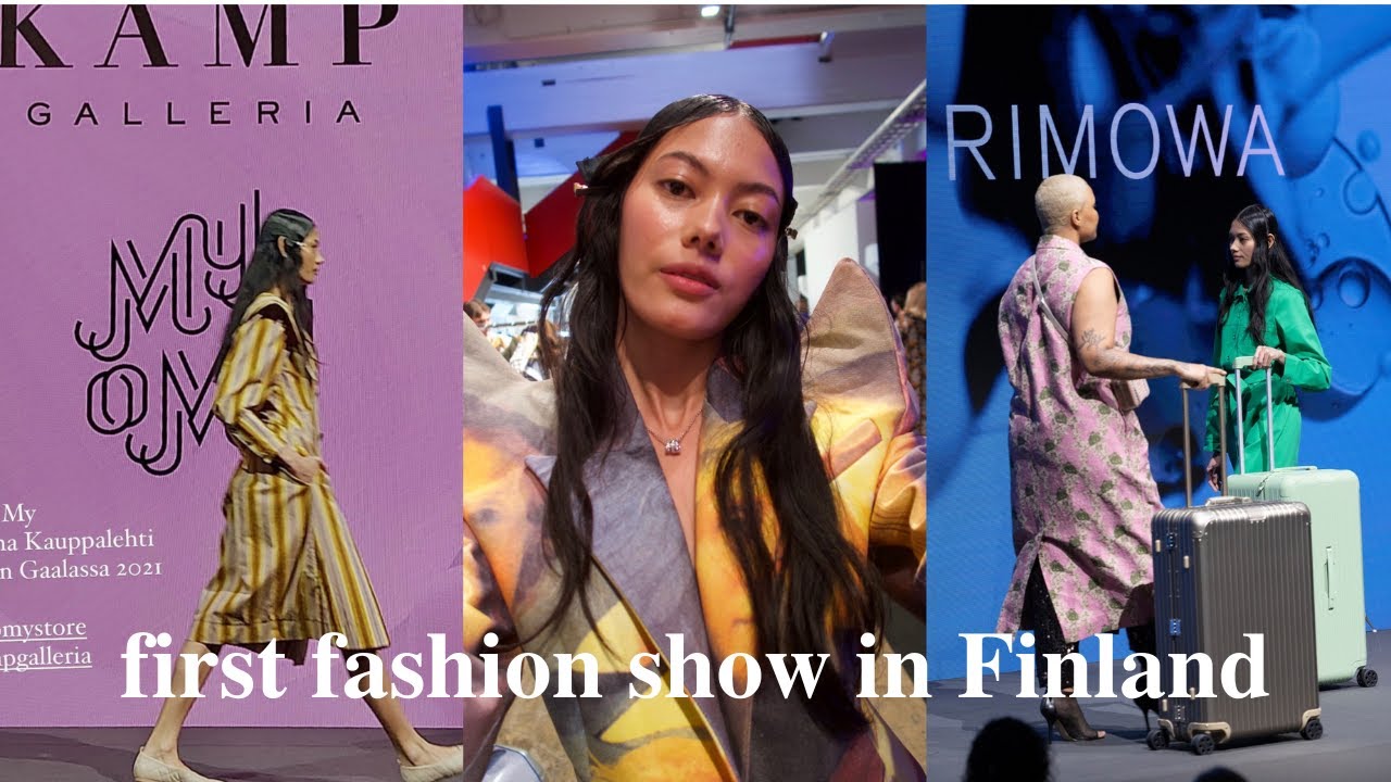 VLOGMAS: MY FIRST EVER FASHION SHOW IN FINLAND | KAUPPALEHTI OPTION GAALA 2021 | Regine Morales