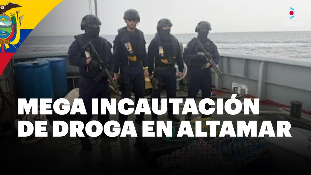 👮‍♂️ Incautan droga valuada en 78 millones de dólares en altamar | DNews