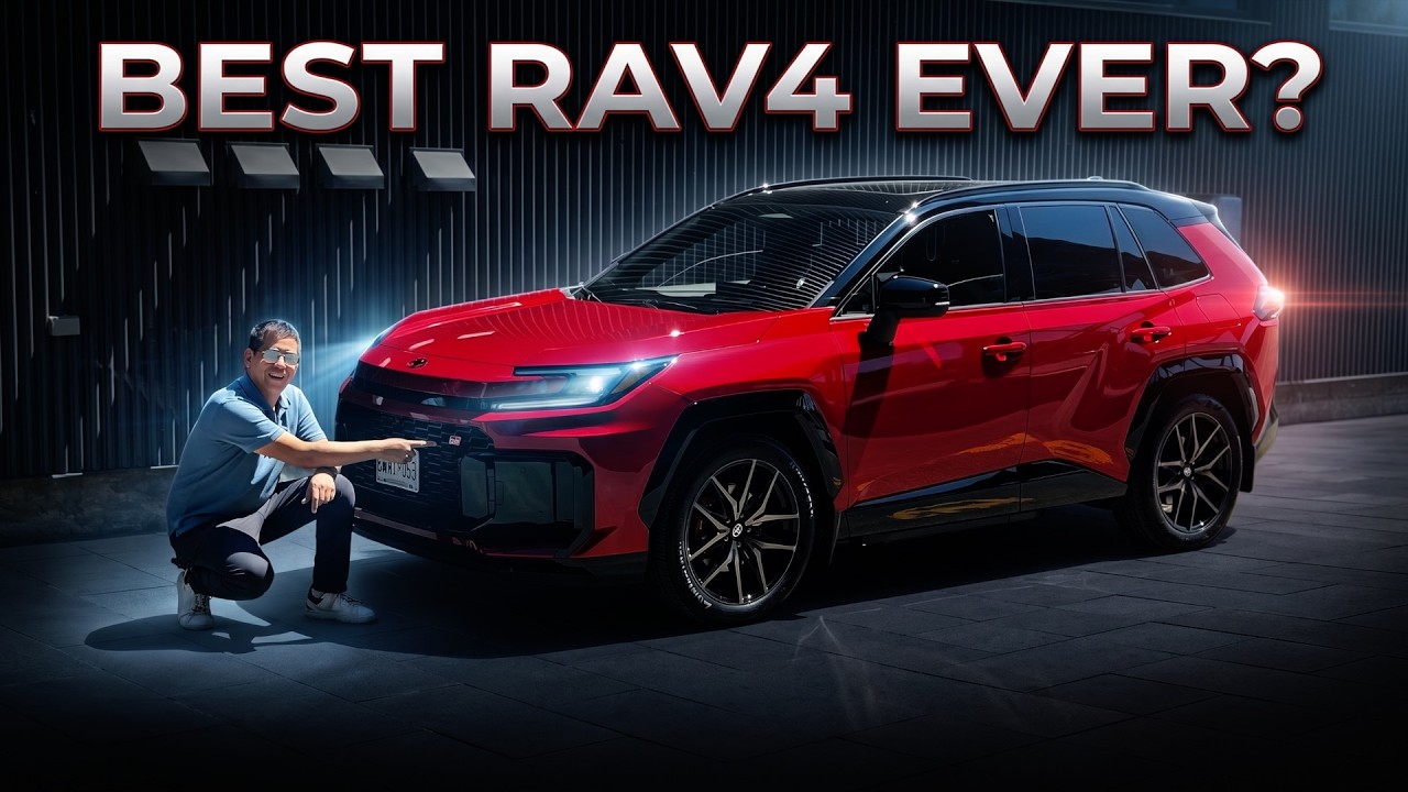 324 л.с., 80 км на электротяге! Первый тест-драйв Toyota RAV4 GR Sport PHEV 2026 года