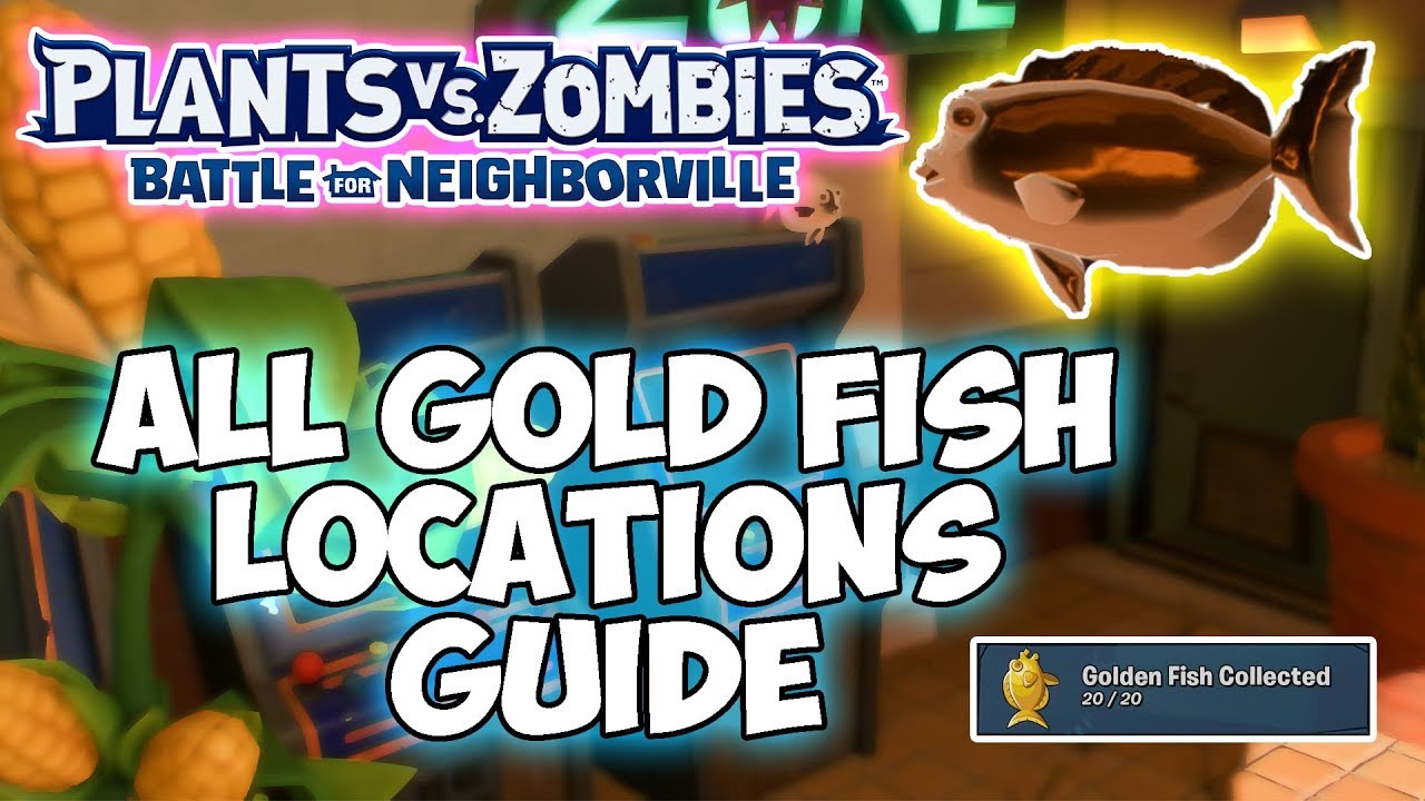 All Golden Fish Locations Guide PvZ Battle For Neighborville