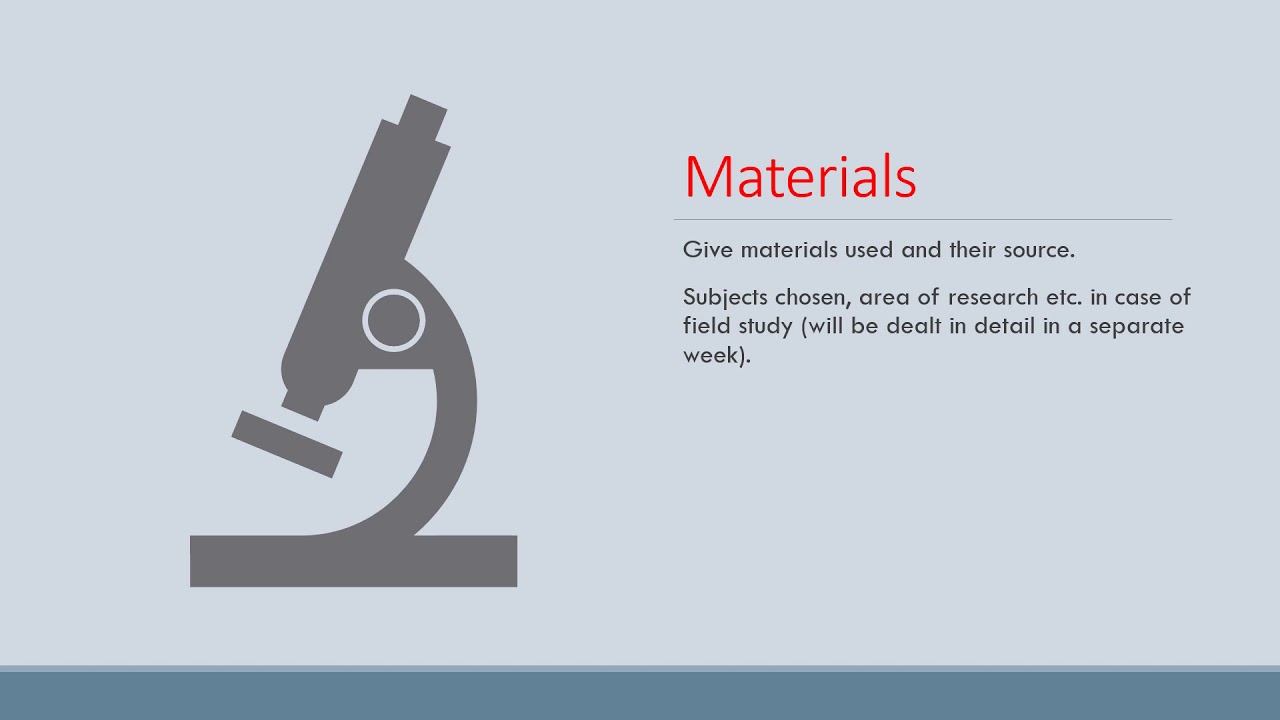 Academic Writing Research paper writing IMRaD Style- III Part 1