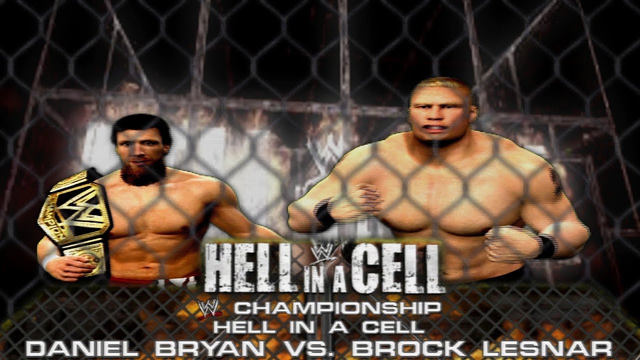WWE 2K14: Daniel Bryan vs Brock Lesnar - Hell in a Cell - (WWE Championship Match & Custom Promo)
