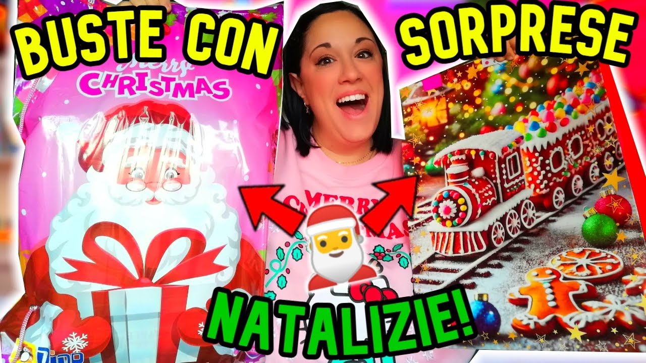 Apro BUSTE NATALIZIE con SORPRESE dell'EDICOLA! iolanda sweets