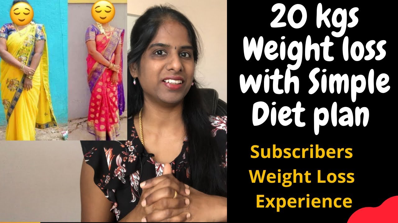 20 Kgs Weight Loss with Simple diet and Walking | Subscriber Weight Loss Story | Tamil Weight Loss