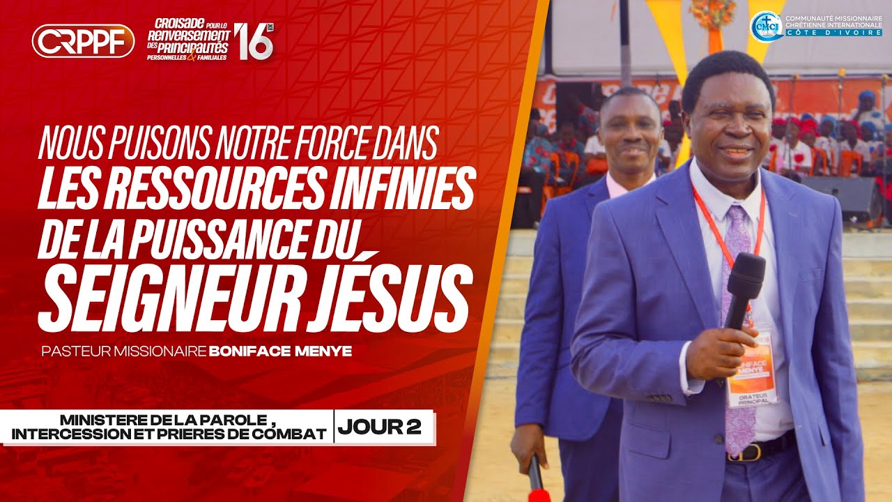 CRPPF 2024 - JOUR 2 - MESSAGE EVANGELIQUE ET PRIERES D'INTERCESSION