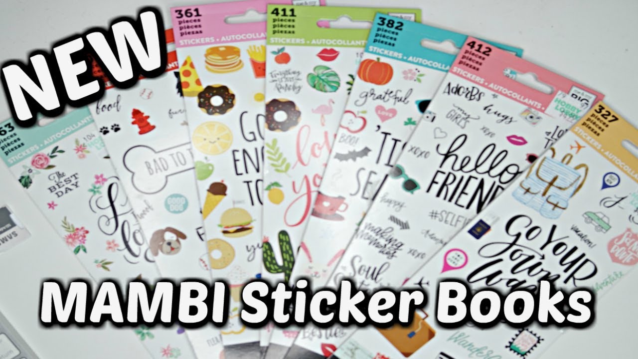 NEW Me And My Big Ideas Sticker Books - Flip Through | $4.99 Hobby Lobby Stickerbooks | E.Michelle