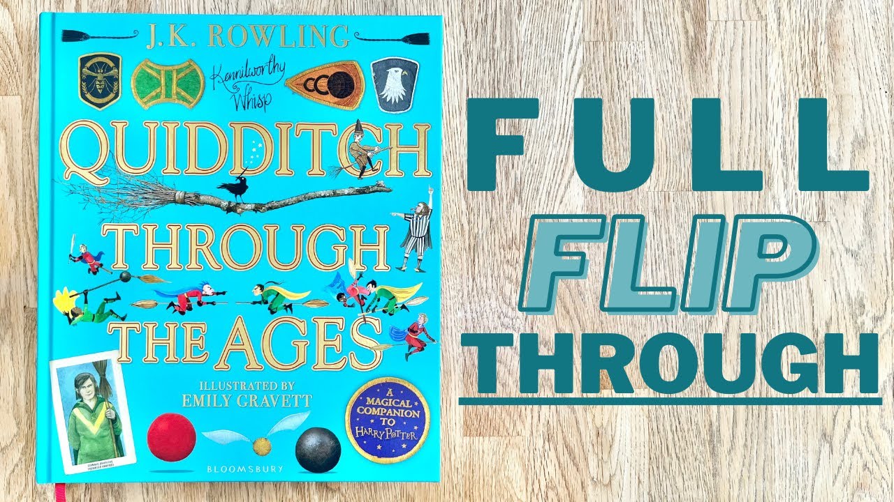 Harry Potter Quidditch Through The Ages Book Full Flip Through #harrypotter #harrypotterbook