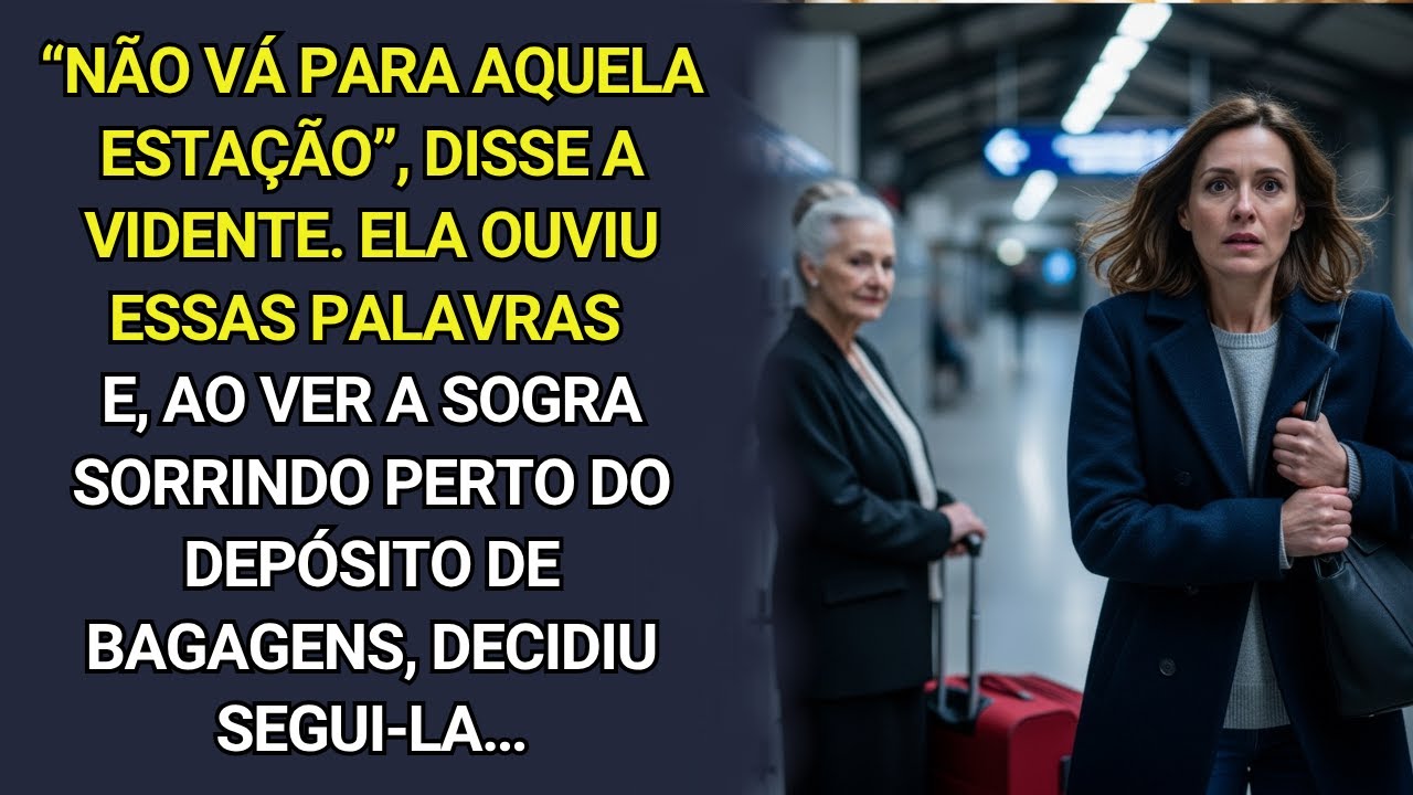 “Não vá para aquela estação”, disse a vidente. Ela ouviu e, ao ver a sogra, decidiu segui-la…