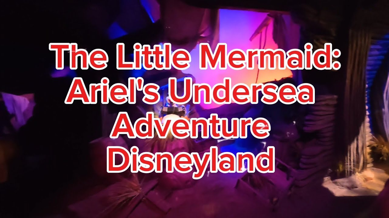 The Little Mermaid: Ariel's Undersea Adventure (Disneyland) @emilywithifyoucandreamittravel 
