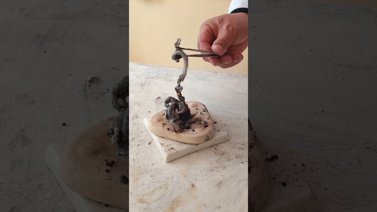 Kalsiy glyukonatning yonishi👨‍🔬🧪