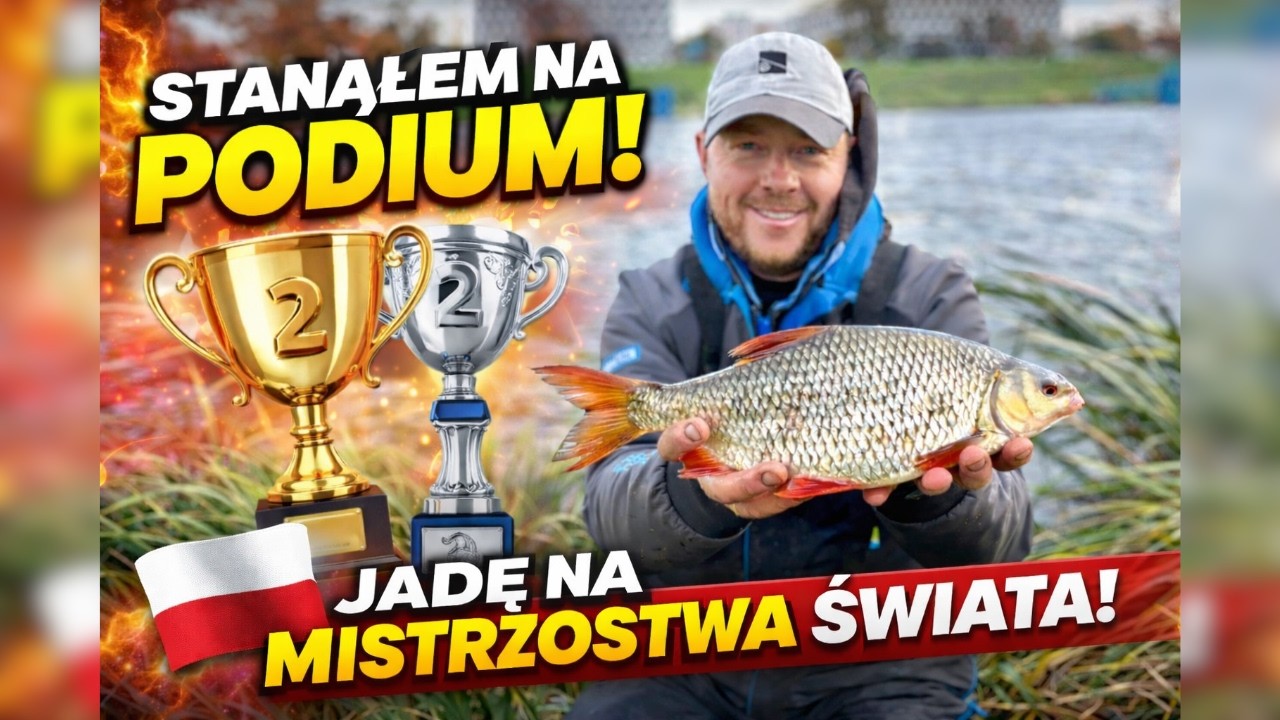 Stanąłem na PODIUM w rocznej klasyfikacji FEEDEROWEGO GRAND PRIX POLSKI i jadę na MISTRZOSTWA ŚWIATA