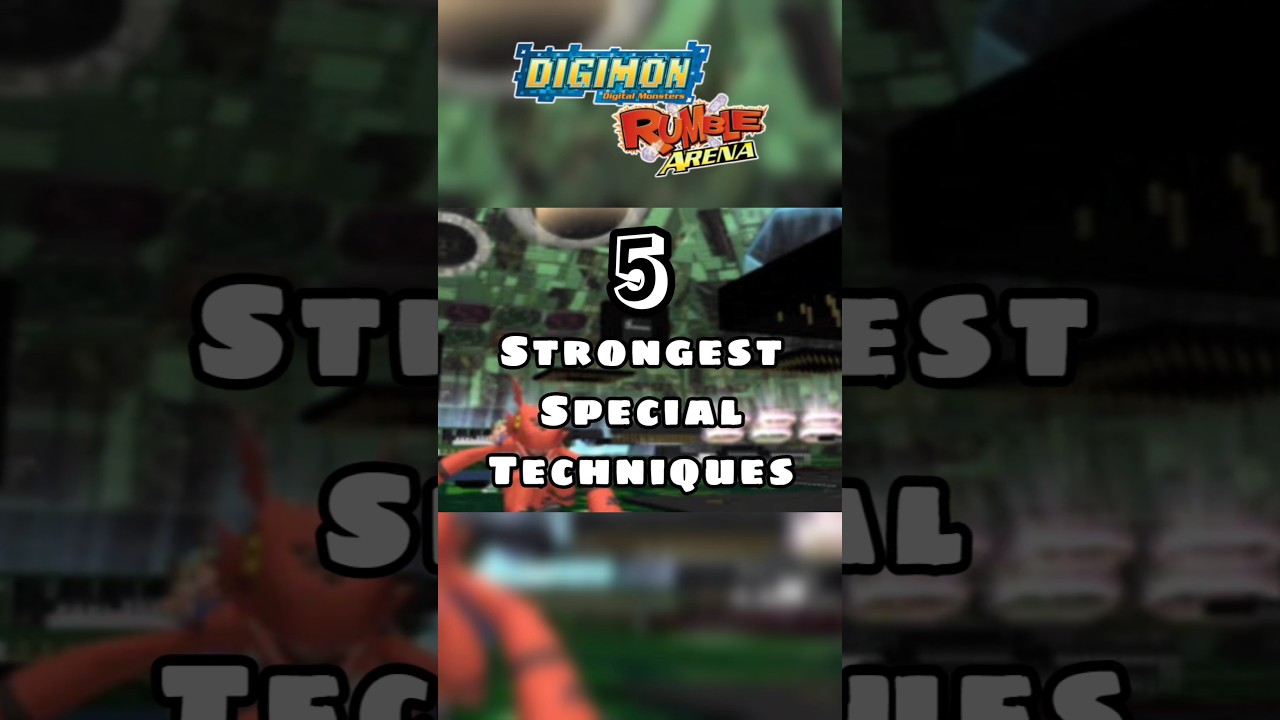 5 Strongest Special Techniques in Digimon Rumble Arena PS1