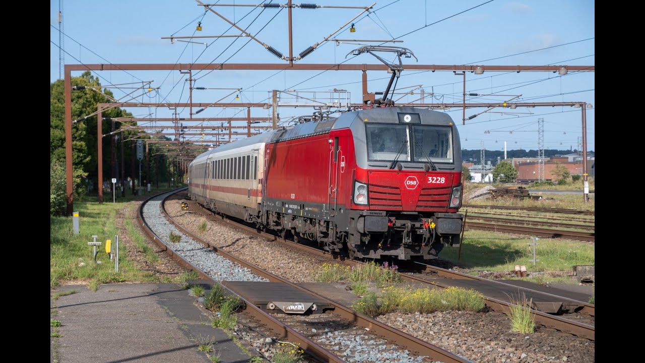 Tog ved Kolding (DSB MF - ER - EB) + DB Cargo EG