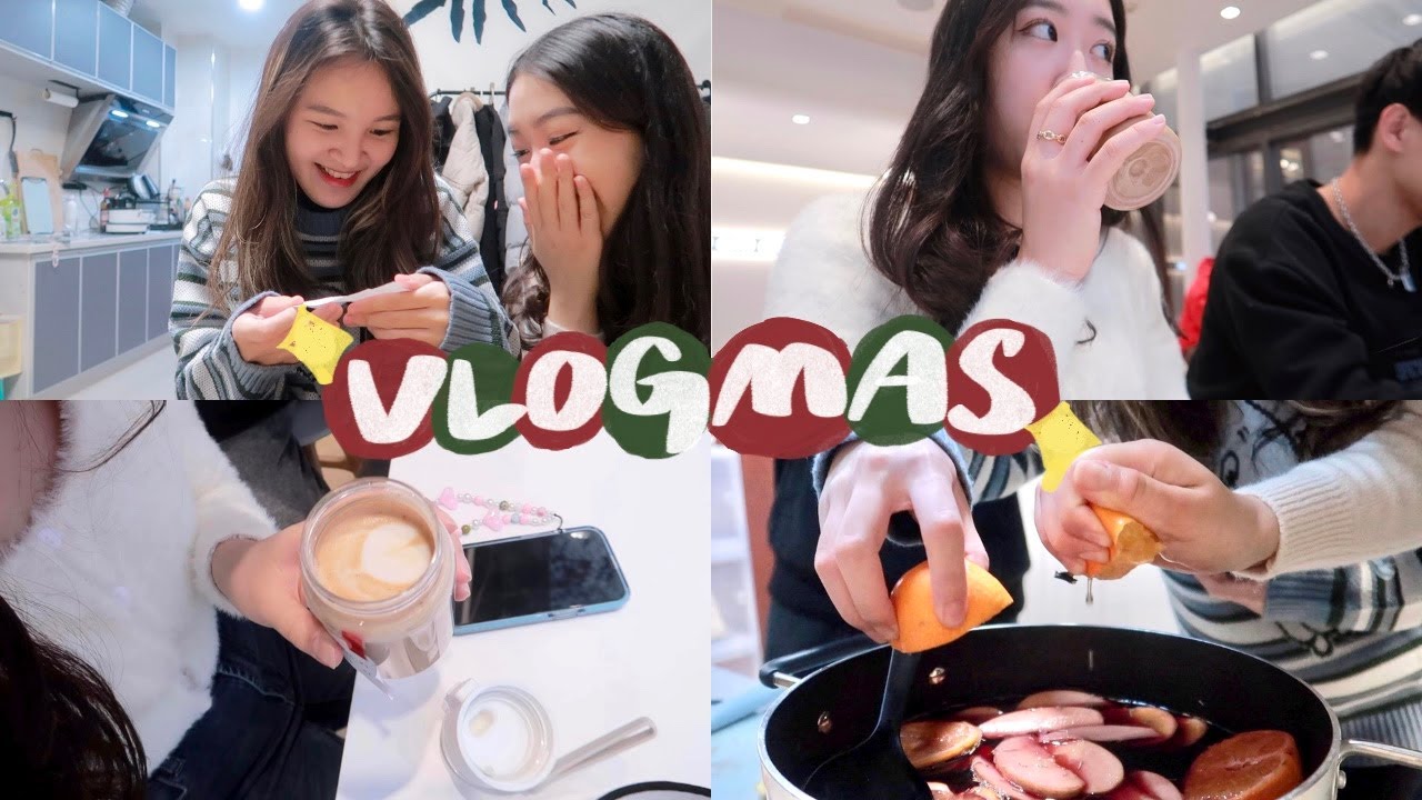 Vlogmas🎄｜武漢下雪啦！/聖誕節交換禮物/零失敗熱紅酒配方/打第三針疫苗｜Ruby Sung